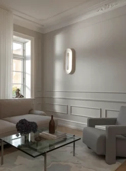 Nuura Sasi Large vegglampe - Sølv