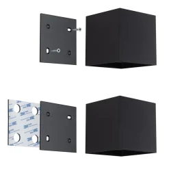 Nyara oppladbar vegglampe opp/ned lys med sensor