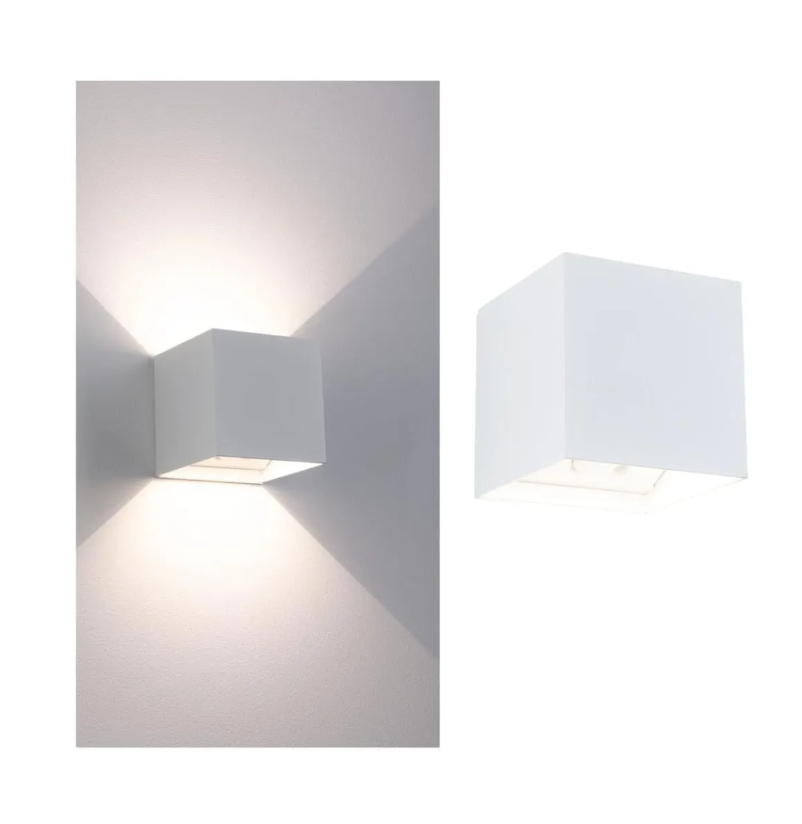 Nyara oppladbar vegglampe opp/ned lys med sensor