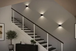Nyara oppladbar vegglampe opp/ned lys med sensor