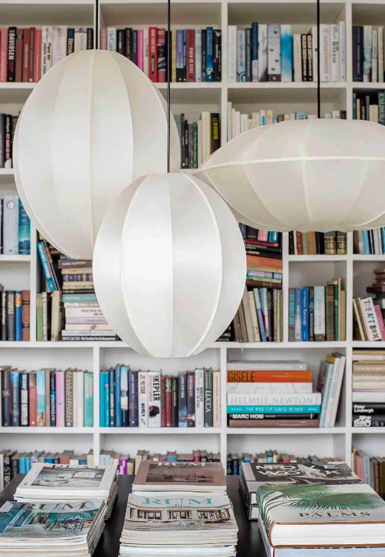 Oi Soi Oi Silkeskjerm Oval Large - Offwhite