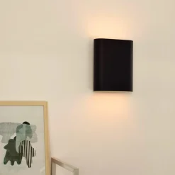 Ovalis vegglampe opp/ned
