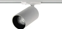 Oz spotskinne 3 spotter 1 meter - Pure white/Svart