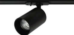 Oz spotskinne 4 spotter 2 meter - Svart/Gull