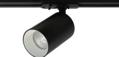 Oz spotskinne 3 spotter 1 meter - Svart/Gull
