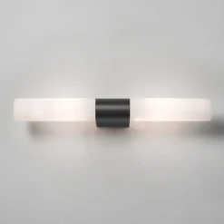 Padova vegglampe for baderom IP44 G9 - Svart/Opal