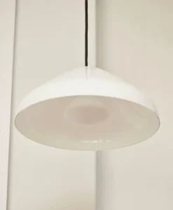 Pao takpendel 35 cm - glass - hvit