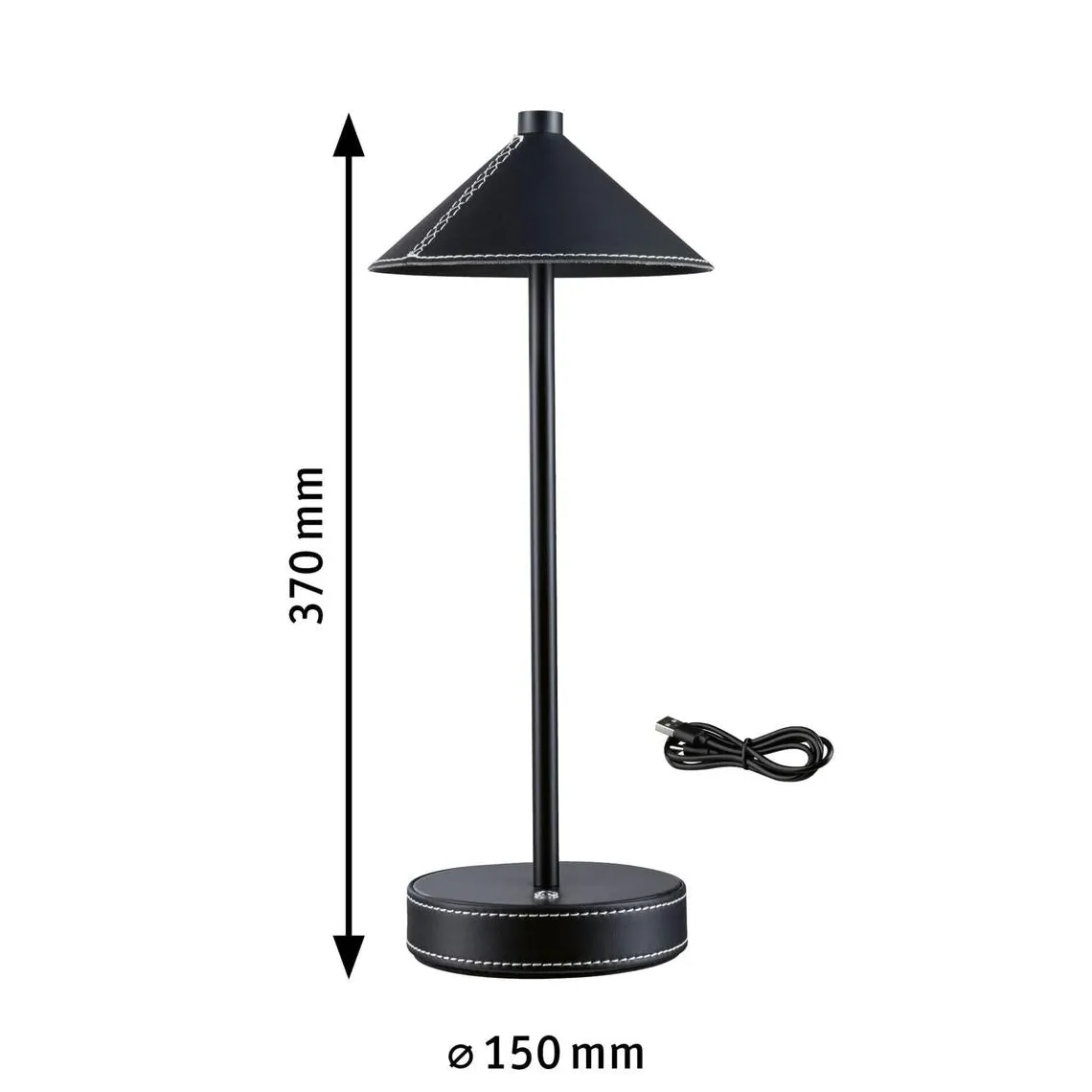 Pellini portabel bordlampe oppladbar 2W 2700-6500 Kelvin