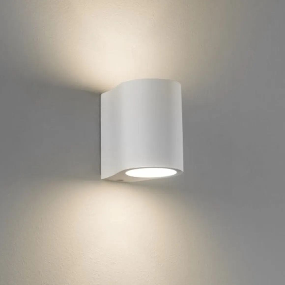 Pero vegglampe opp/ned IP20 G9 - Hvit