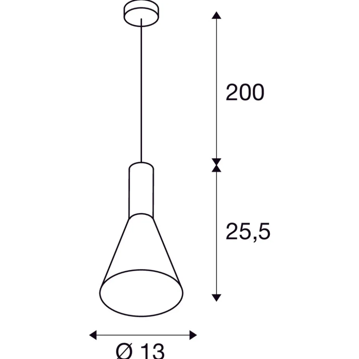 Phelia 130 takpendel