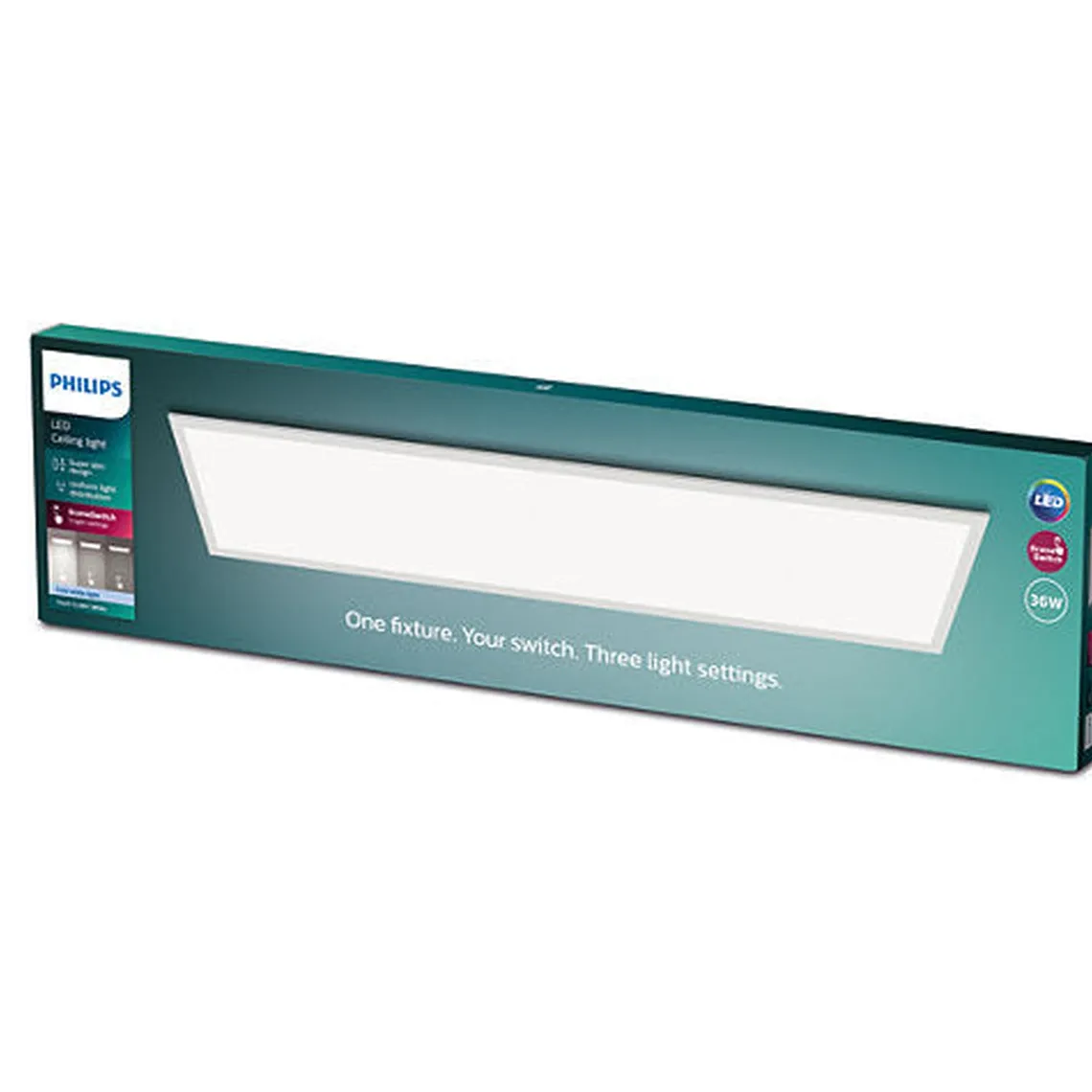 Philips CL560 taklampe 36W 4000K 3-steg dim - Hvit