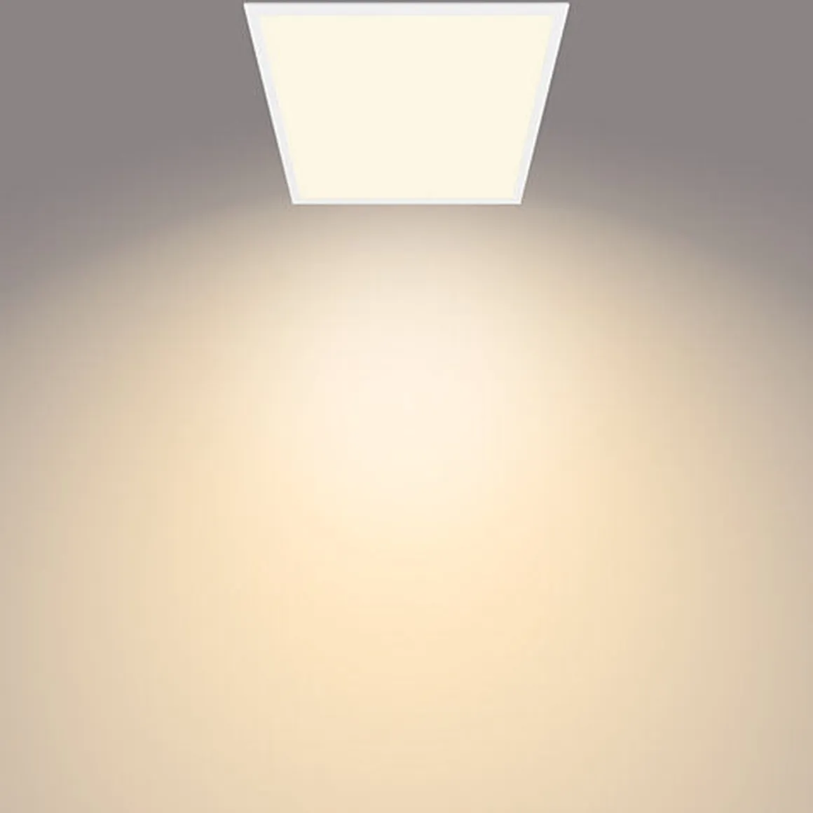 Philips CL560 taklampe 60x60cm 36W 2700K 3-steg dim - Hvit