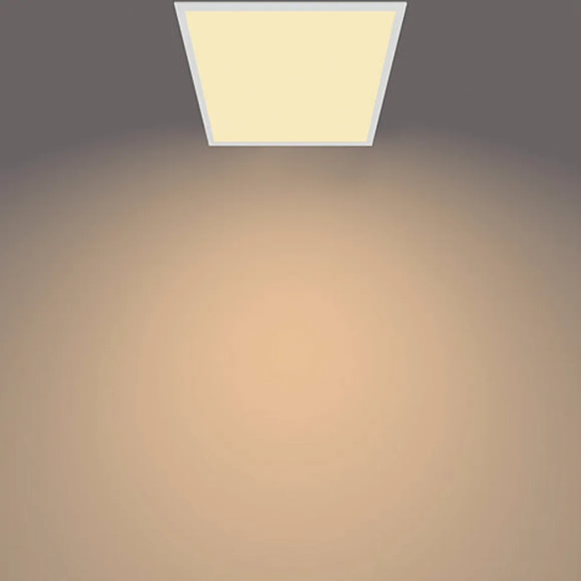 Philips CL560 taklampe 60x60cm 36W 2700K 3-steg dim - Hvit