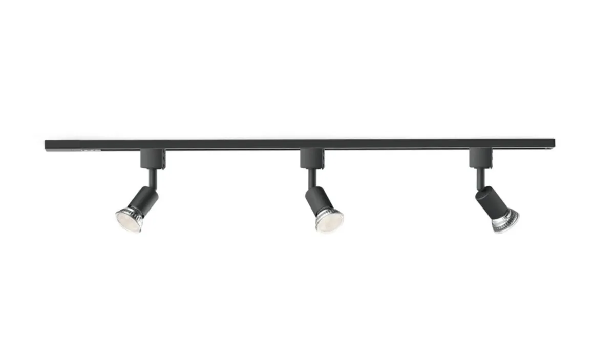 Philips EasyLink Tobia spotskinne med 3 spotter - 1 meter
