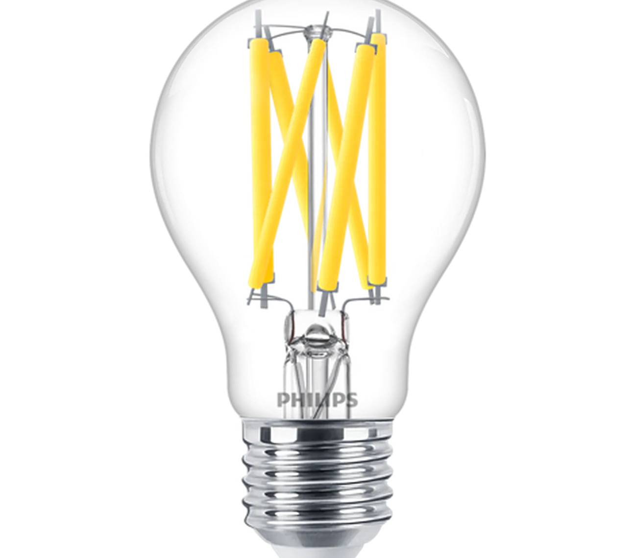 Philips Filament warmglow E27 LED 10,5W 60mm dimbar - Klar