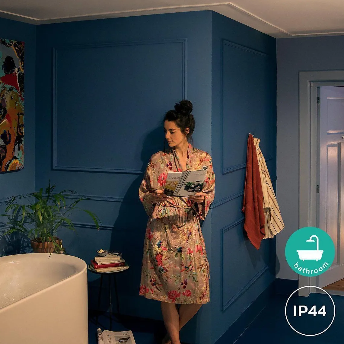 Philips Hue Adore vegglampe 2 lys baderom IP44 White Ambiance - Hvit