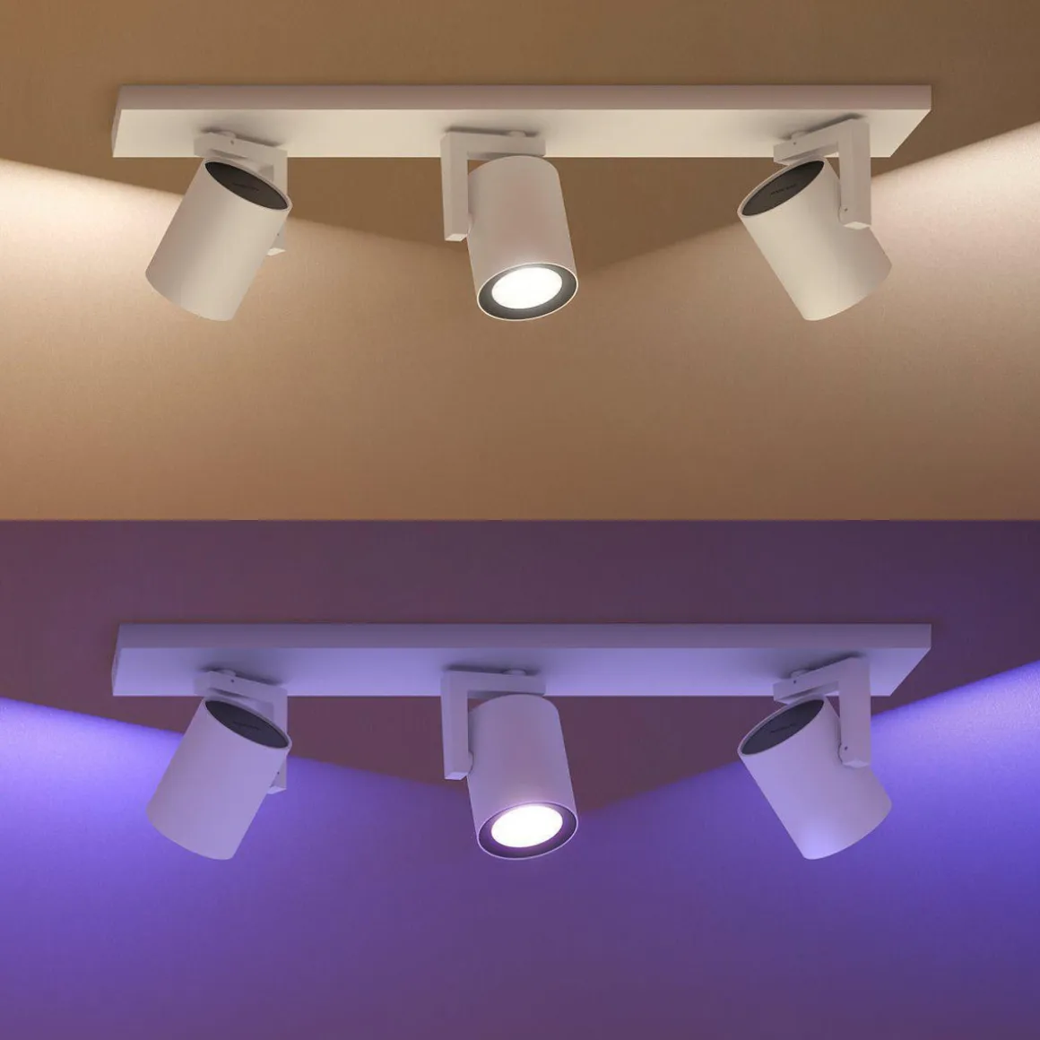 Philips Hue Argenta 3 lys spotlight white and colore ambiance