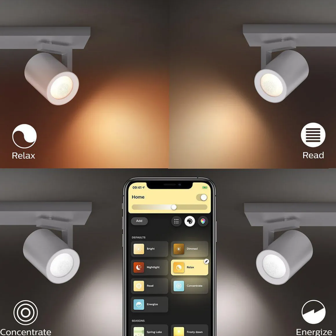 Philips Hue Argenta 3 lys spotlight white and colore ambiance