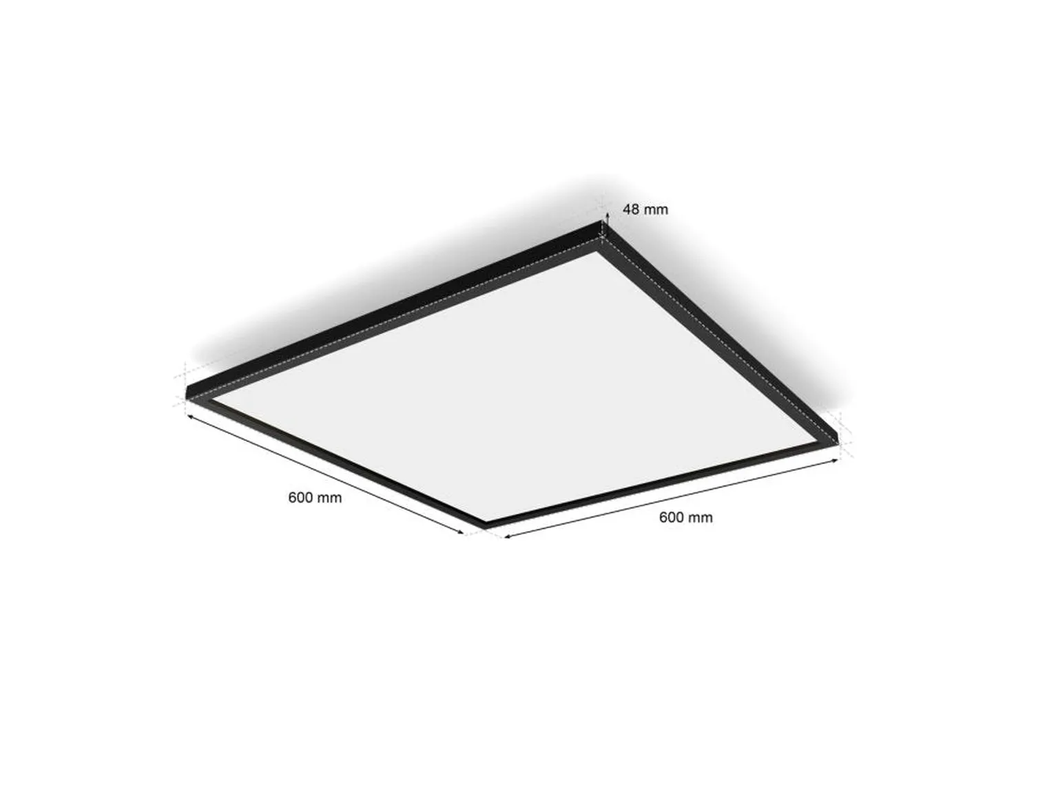 Philips Hue Aurelle firkantet taklampe 39W 2200-6500K White Ambiance - Svart