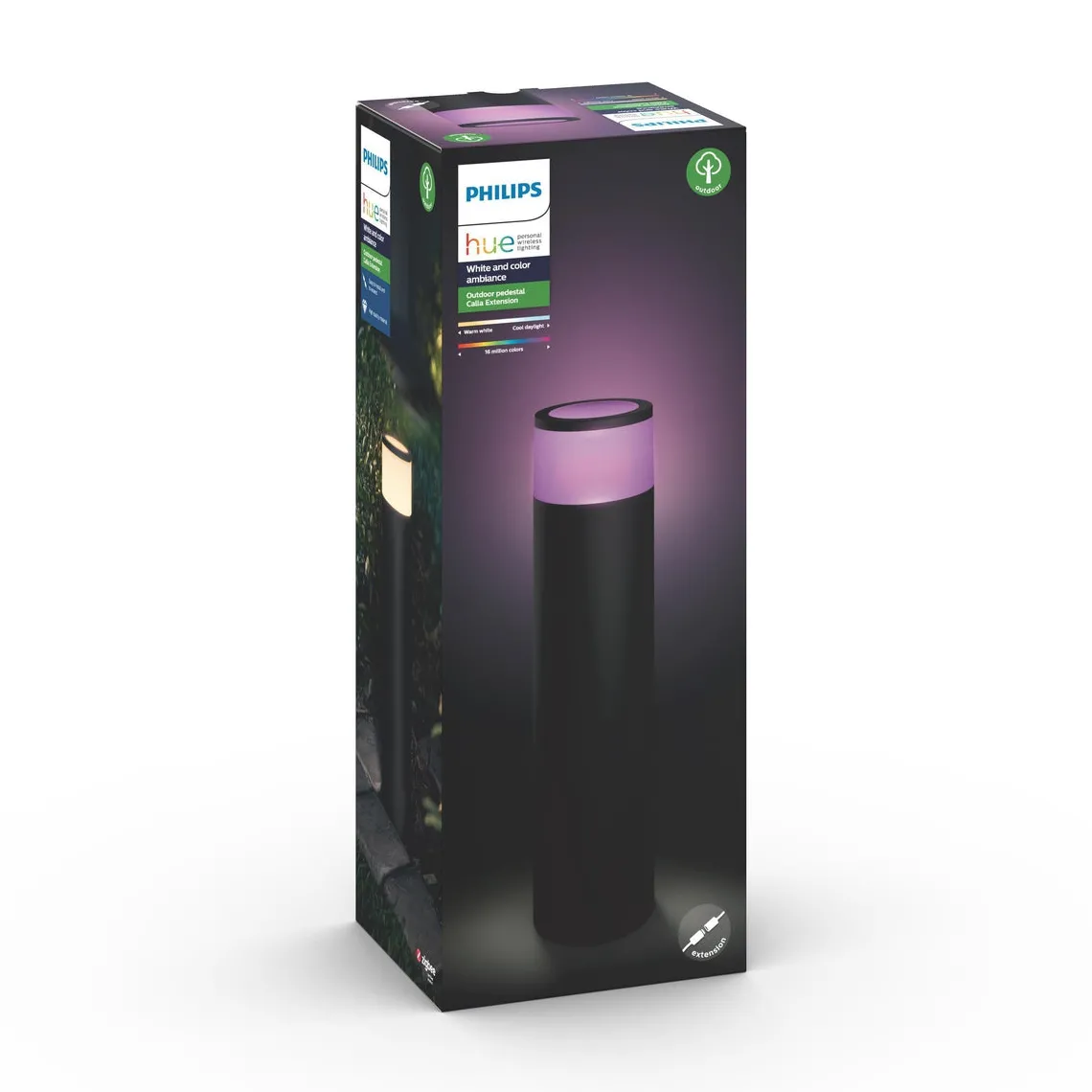 Philips Hue Calla pullert white ambiance & color luminairs 40 cm - Forlenger