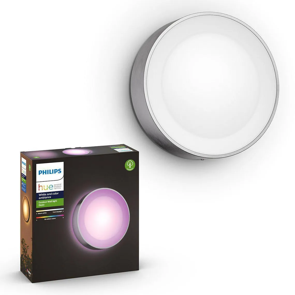 Philips Hue Daylo vegglampe utendørs white and color ambiance
