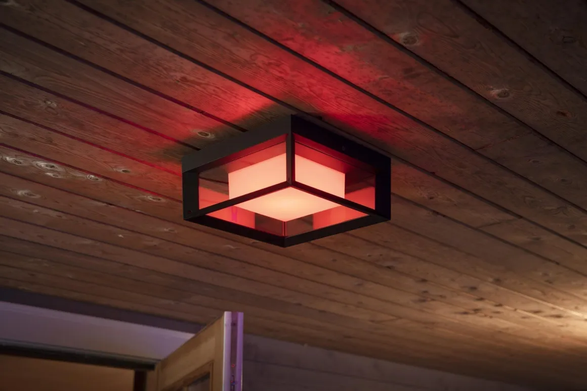 Philips Hue Econic utendørs vegg/tak 3 white ambiance & color luminairs