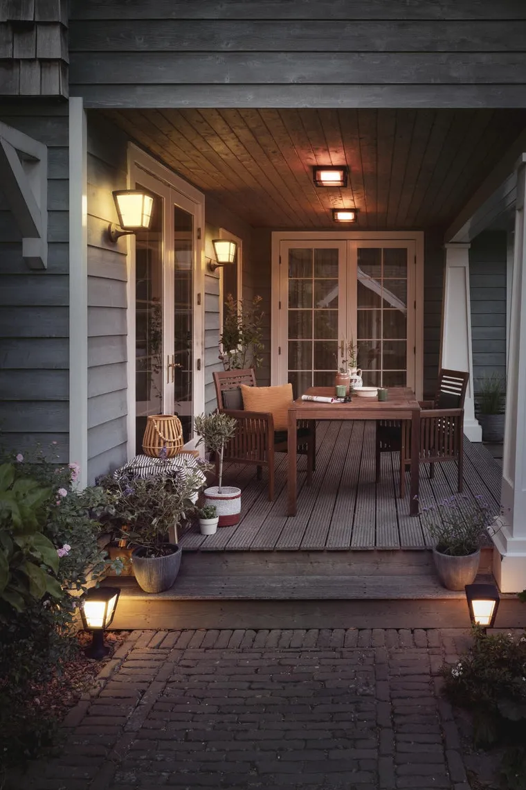 Philips Hue Econic utendørs vegg 2 white ambiance & color luminairs