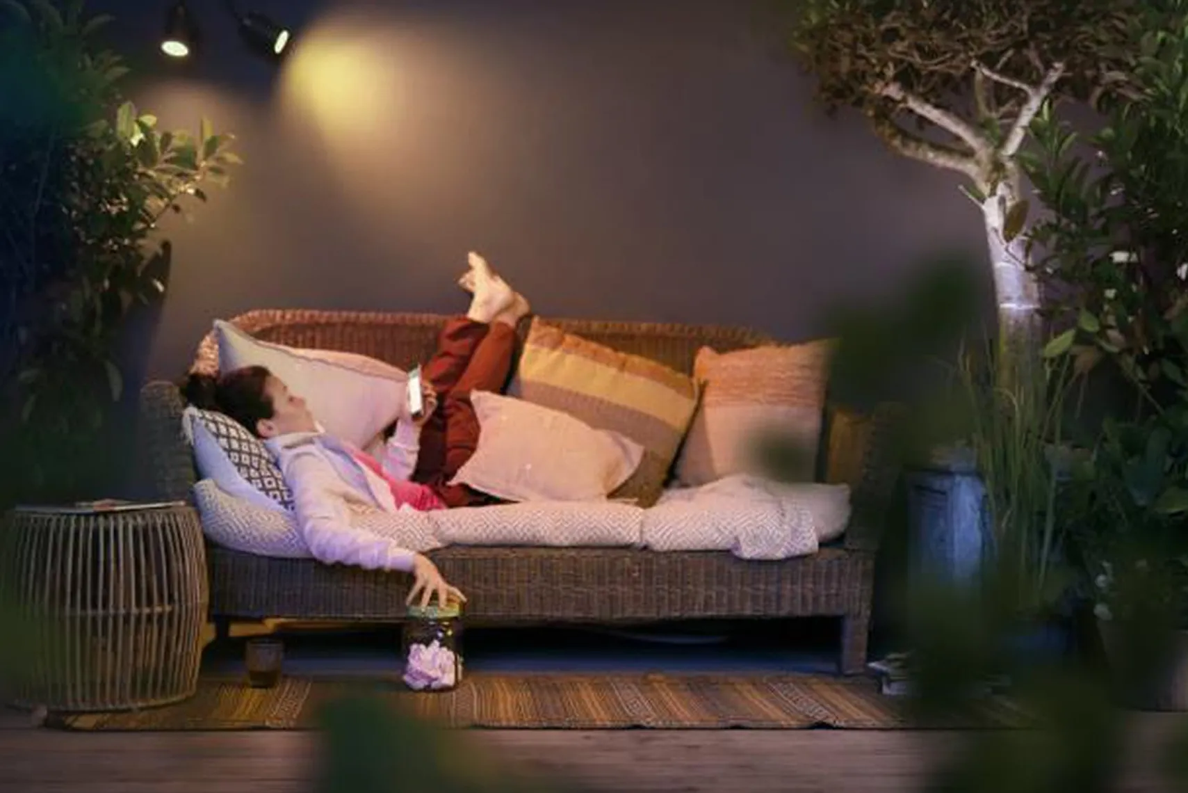 Philips Hue Outdoor Lily Spike 1x8W uplight extension kit, antrasitt