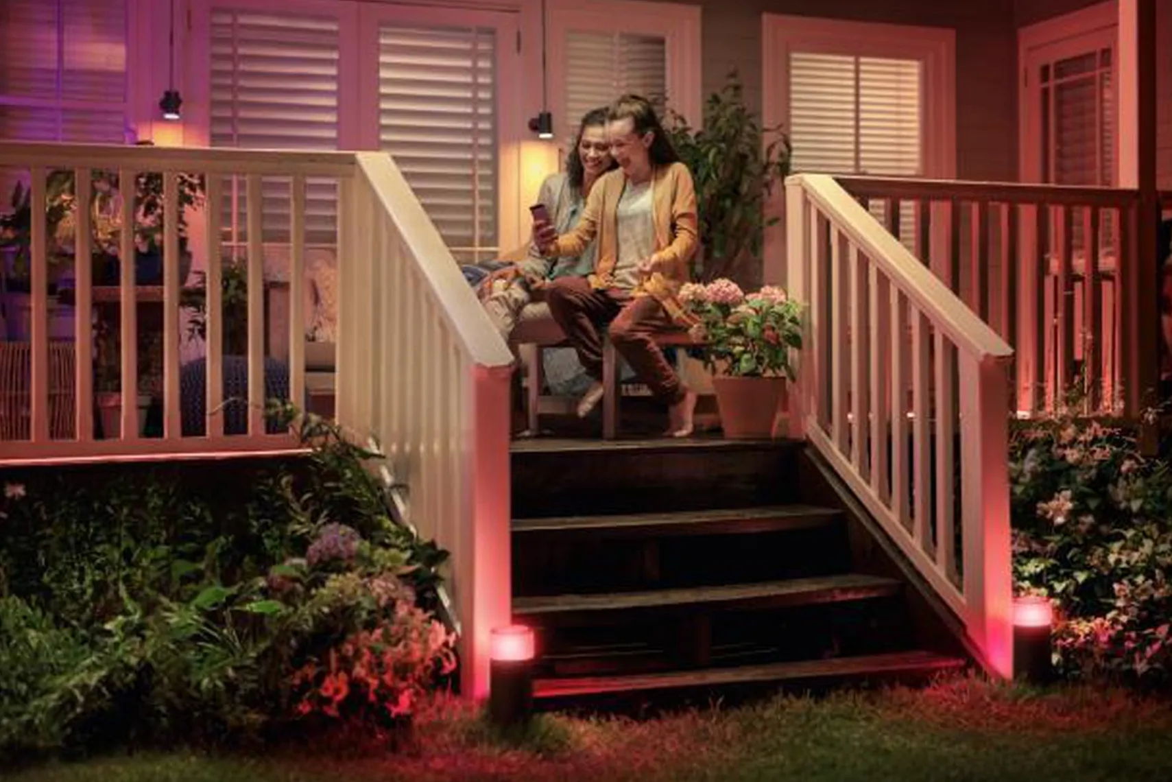 Philips Hue Outdoor Lily Spike 1x8W uplight extension kit, antrasitt