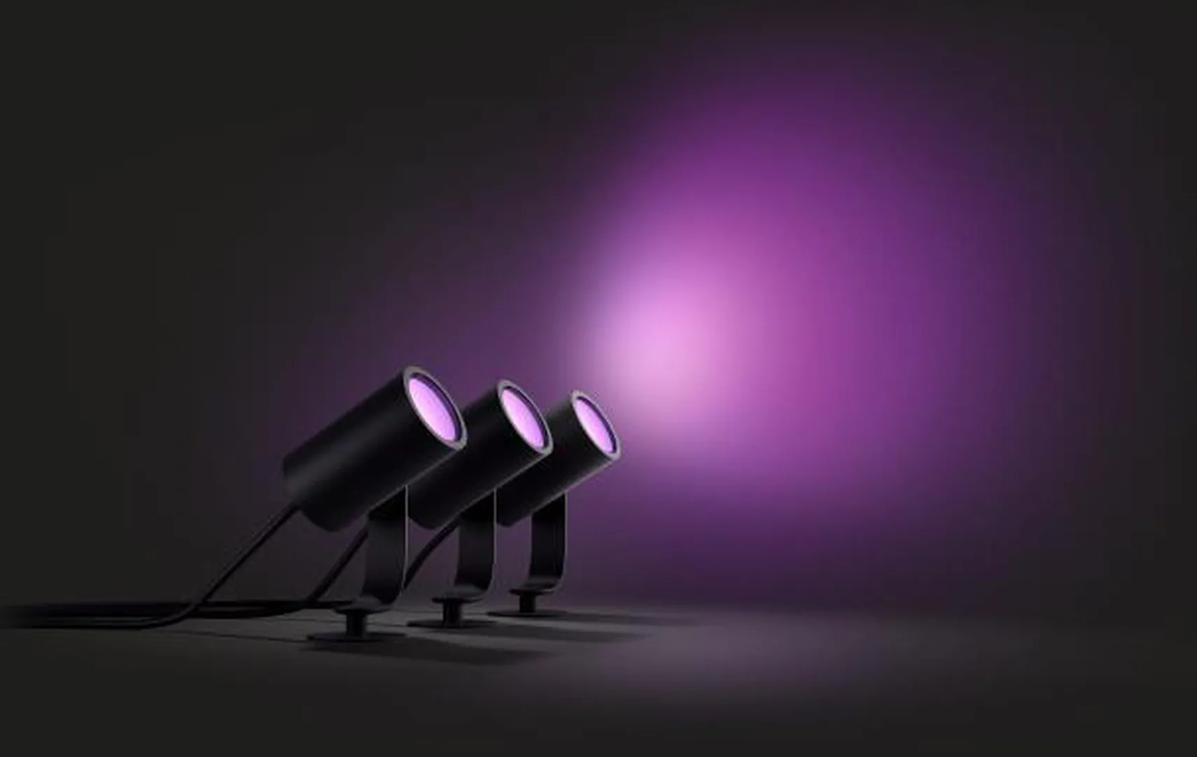 Philips Hue Outdoor Lily Spike 1x8W uplight extension kit, antrasitt