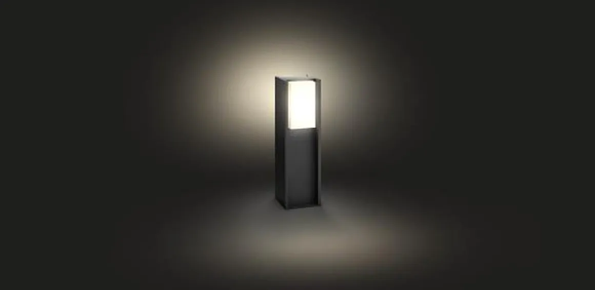 Philips Hue Outdoor Turaco pullert mini, antrasitt