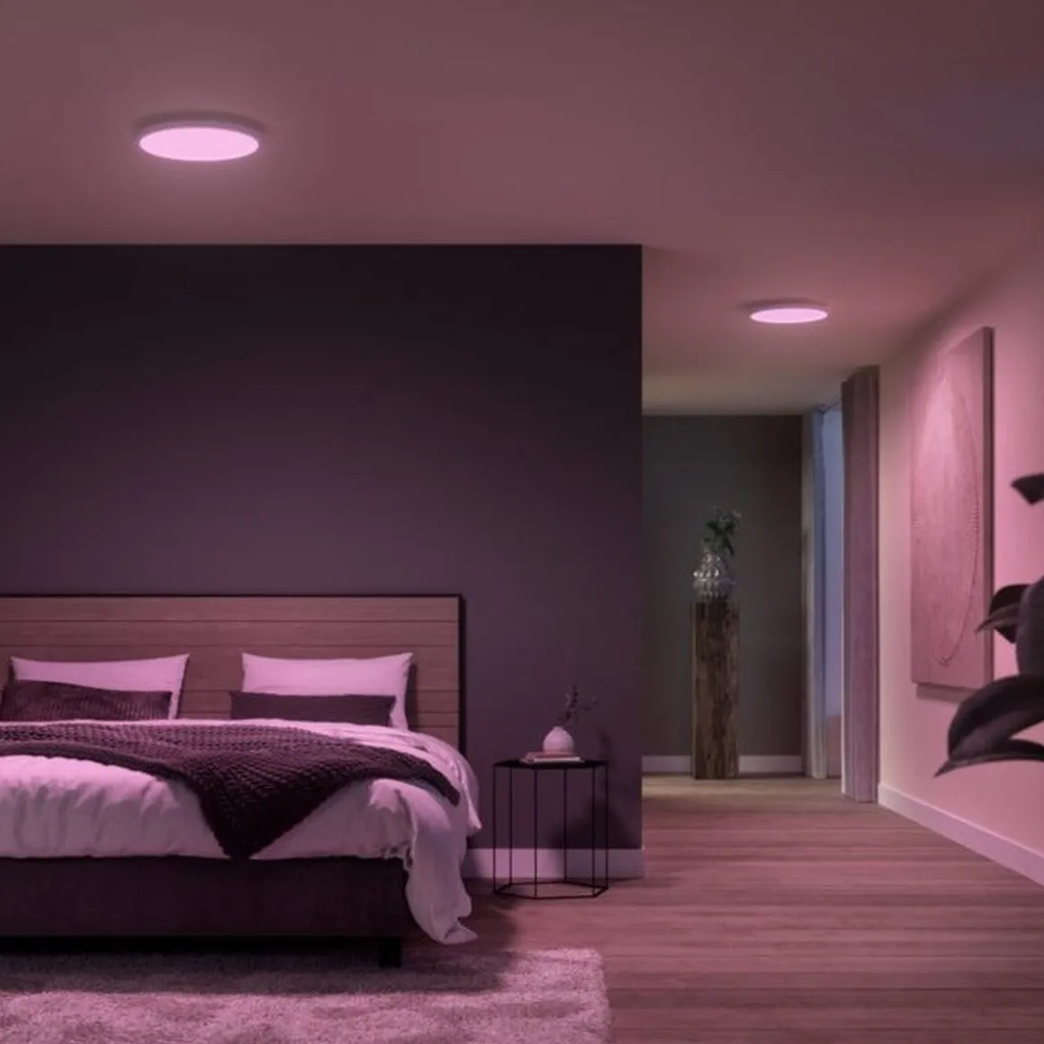 Philips Hue Surimu rund taklampe 40W 2200-6500K Hue White Color Ambiance - Hvit