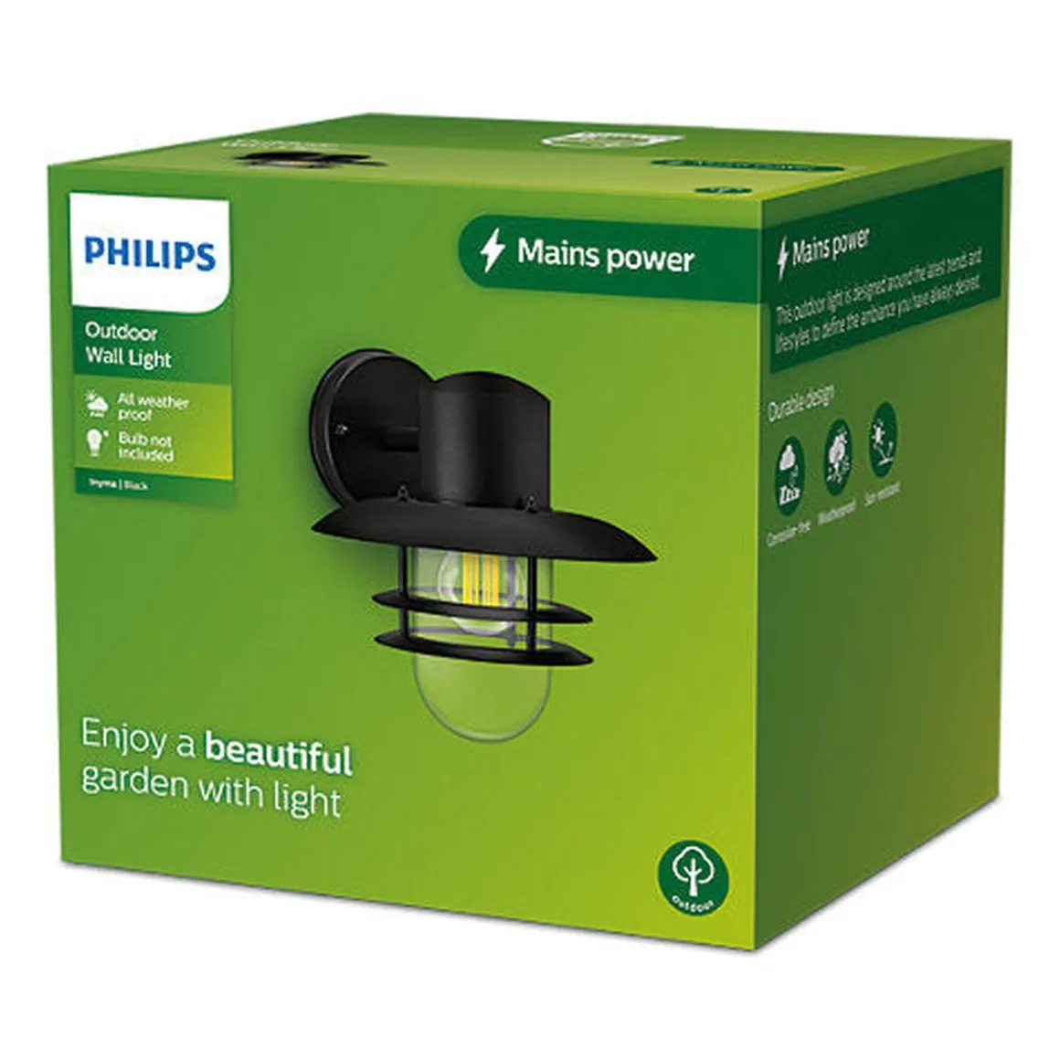 Philips Inyma vegglampe utendørs IP44