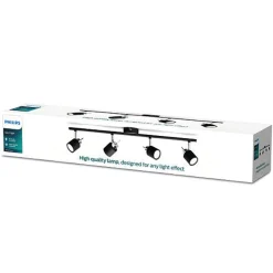 Philips Meranti skinne med 4 spot GU10