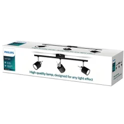 Philips Meranti skinne med 3 spot GU10