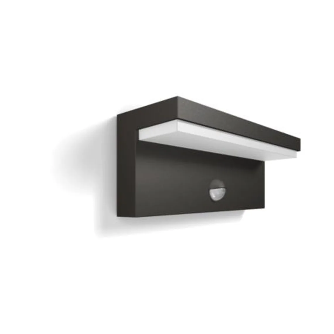 Philips myGarden Bustan vegglampe utendørs IP44 2x4,5W LED m/bevegelses sensor IR - Antrasitt