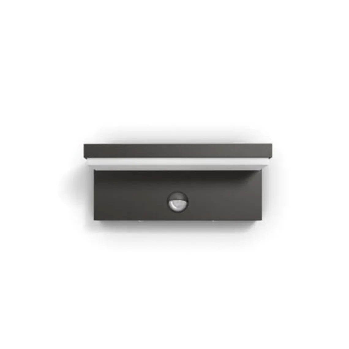 Philips myGarden Bustan vegglampe utendørs IP44 2x4,5W LED m/bevegelses sensor IR - Antrasitt