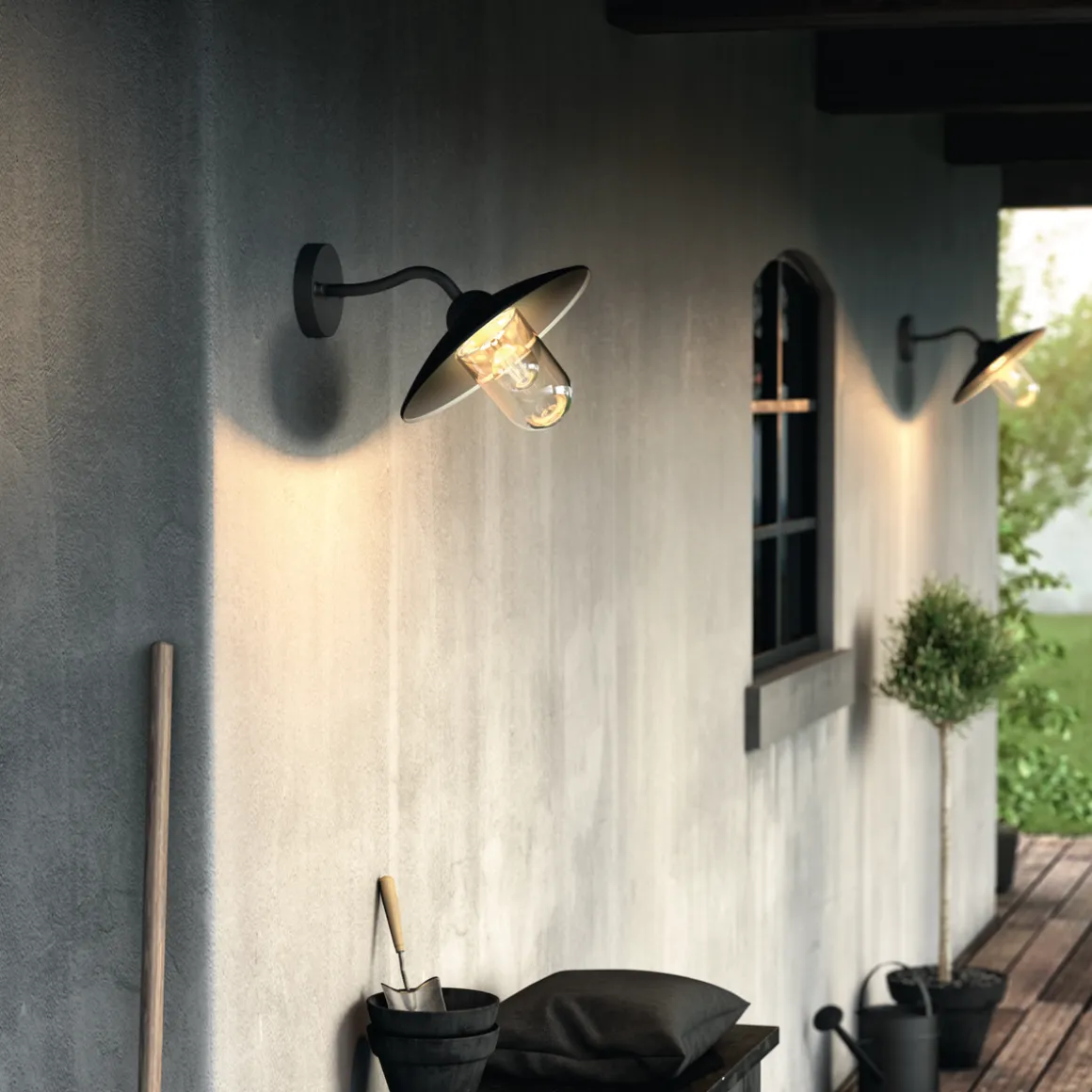 Philips myGarden Hammock vegglampe - Svart