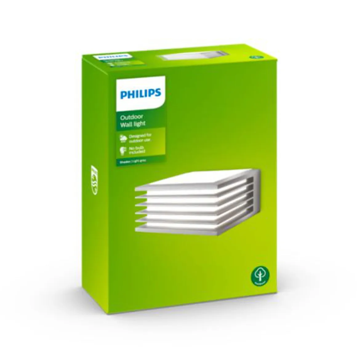Philips myGarden Shades vegglampe utendørs IP44 E27 - Grå
