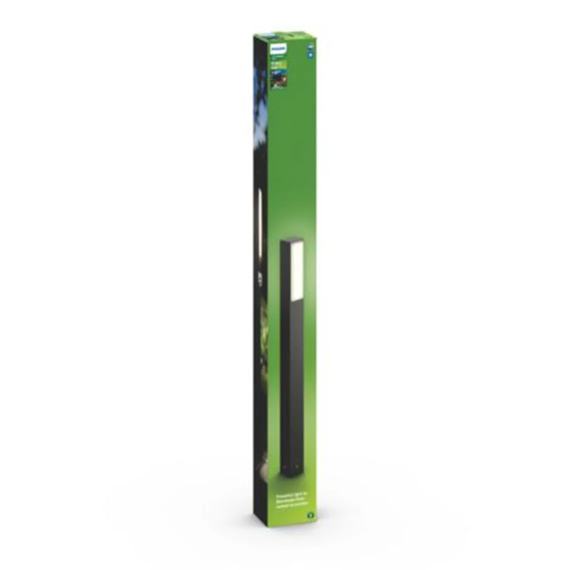 Philips myGarden Stratosphere pullert 77 cm utendørs IP44 2x4,5W LED - Antrasitt