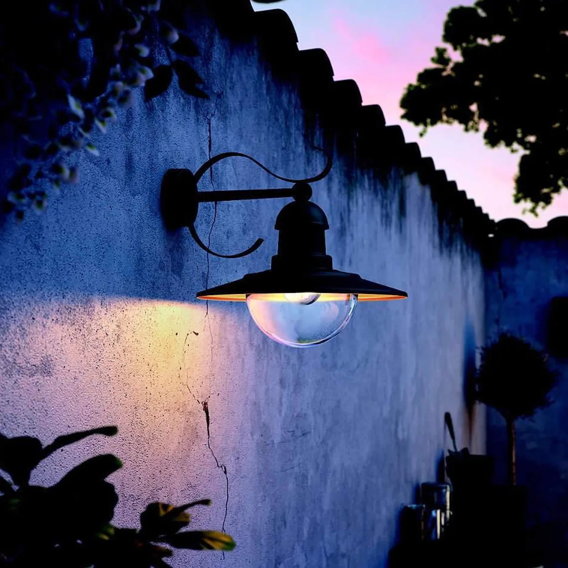 Philips myGarden Topiary vegglampe, Svart
