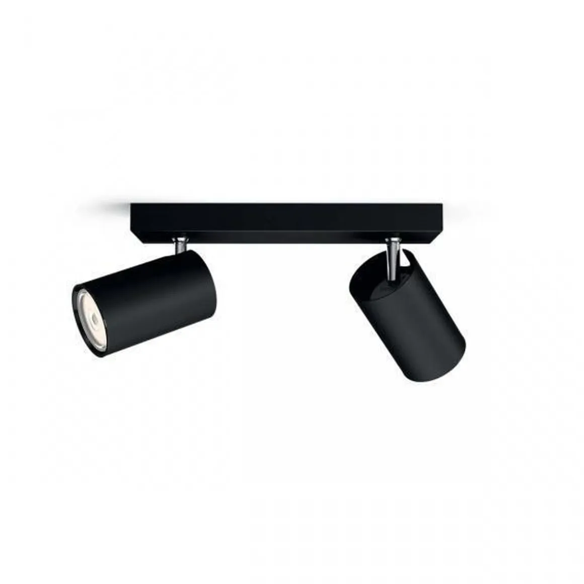 Philips myLiving Kosipo dobbel takspot, matt Svart