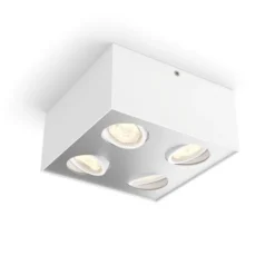 Philips myLiving 4 lys takspot 4x4,5W warmglow - Hvit