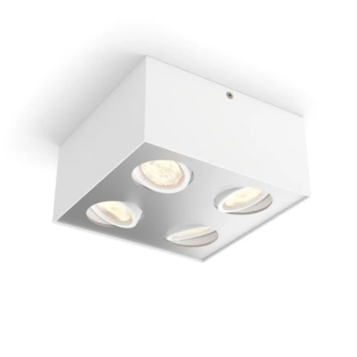 Philips myLiving 4 lys takspot 4x4,5W warmglow - Hvit