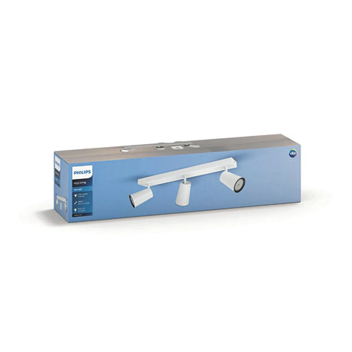 Philips myLiving Paisley med 3 spot GU10