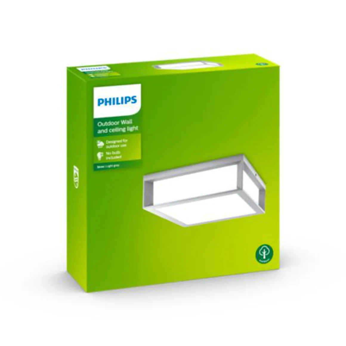 Philips Skies vegg/taklampe utendørs IP44 E27