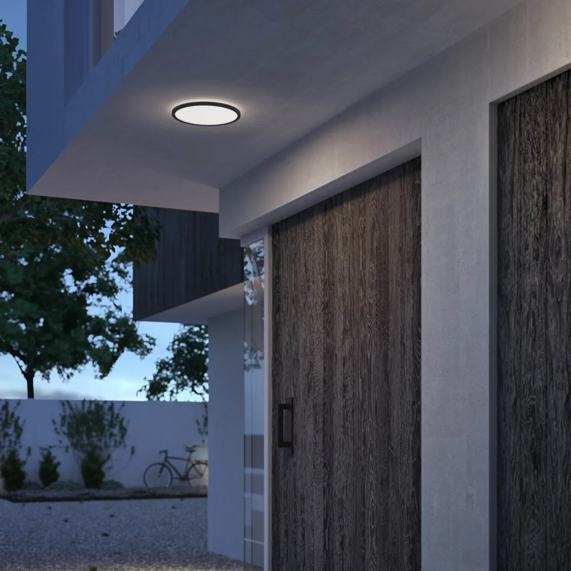 Philips superslim utendørs taklampe 25 cm 15W 2700 Kelvin 3-step dim