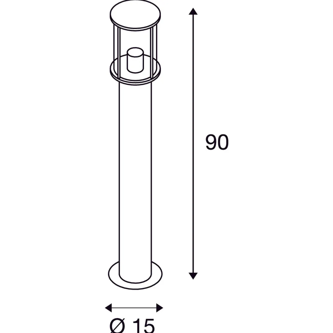 Photonia pullert 90 cm IP55