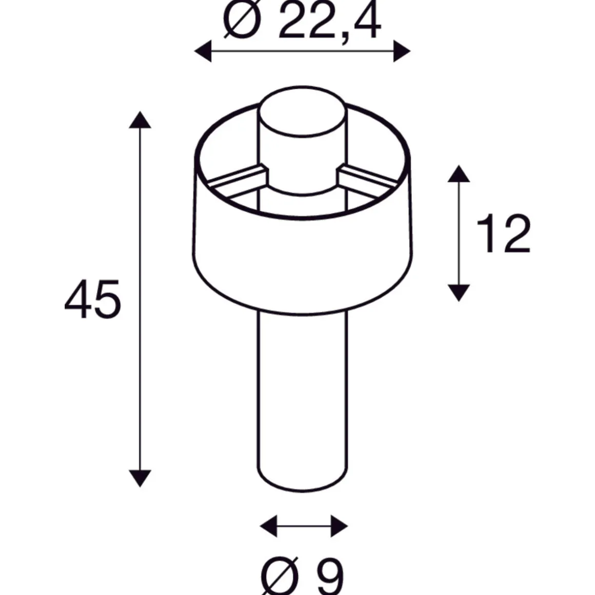 Photoni pullert 45 cm IP65