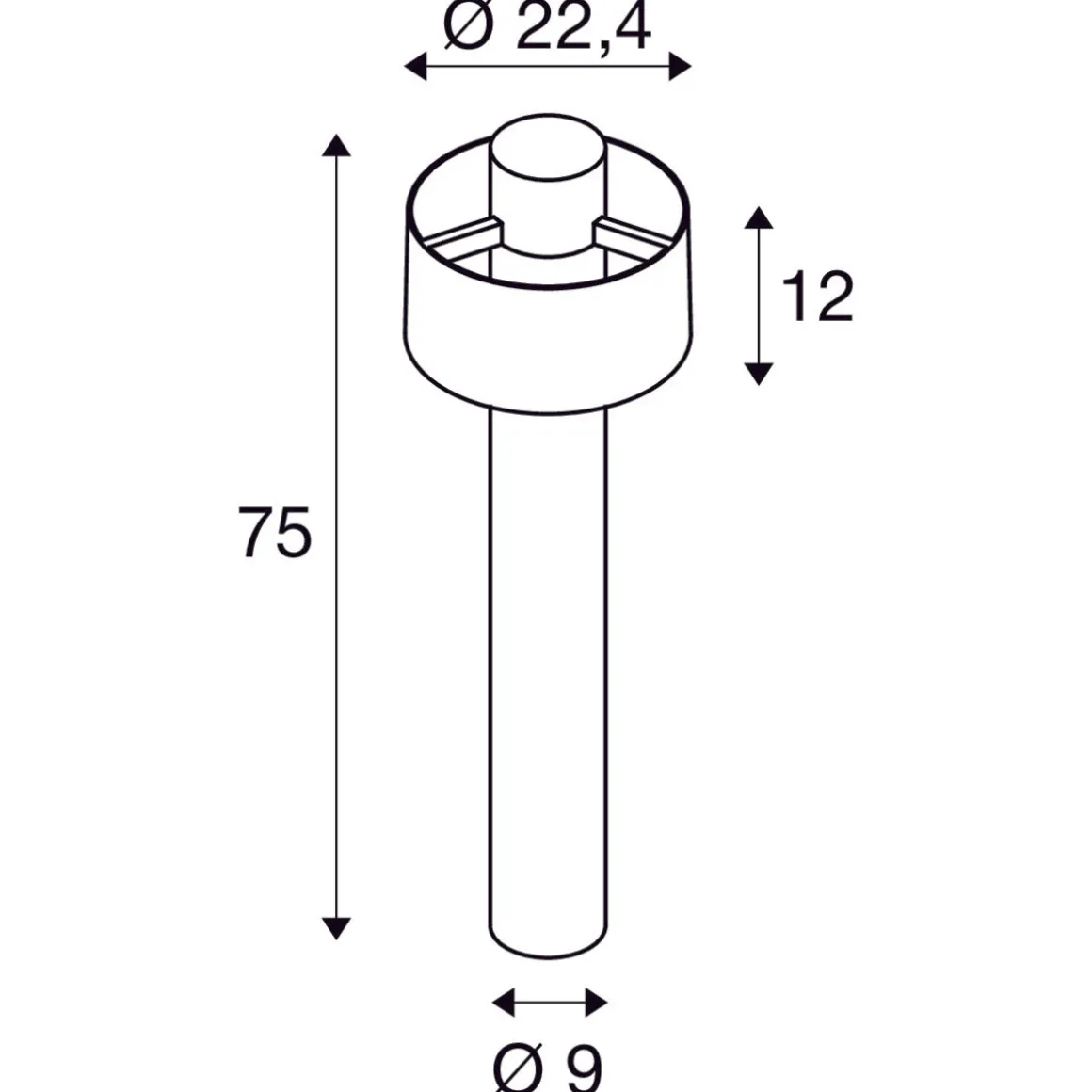 Photoni pullert 75 cm IP65